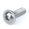 20pcs M3 M4 M5 M6 304 Stainless Steel Half Round Button Flange Head With Washer Inner Hex Socket Allen Screws Bolt ISO7380.2  ► Photo 2/3