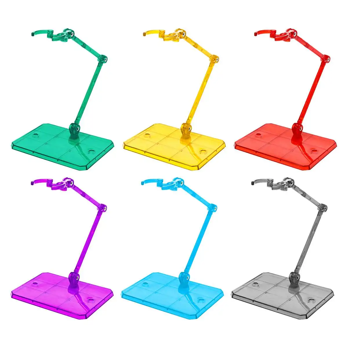 

Action Figure Model Base Stand Holder Adjustable Fit For MG SHF Robot Gundam Models Display Bracket Shaft Support 6 Colors