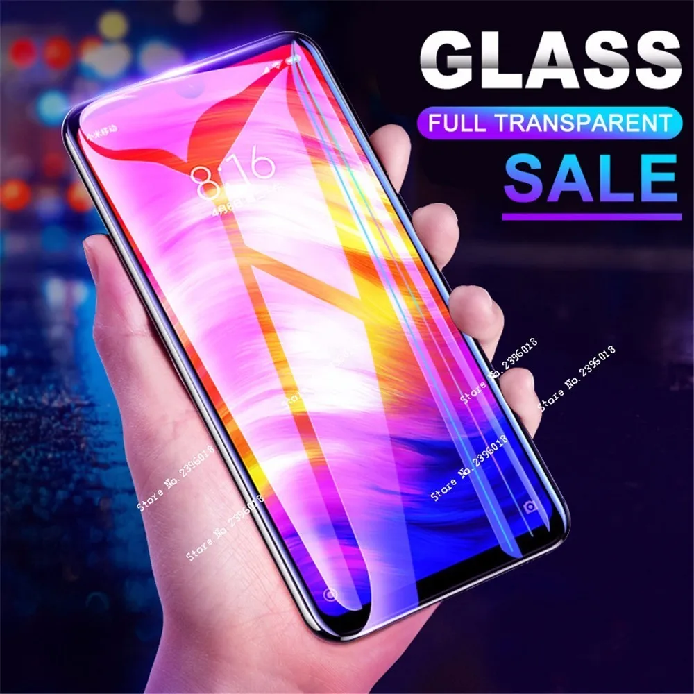 Высококачественное закаленное стекло 9H для Redmi Note 7 5 6 Pro 6A полная защита экрана с