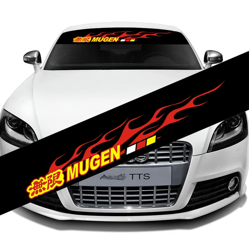 

Car Front Windshield Sticker MUGEN RACING Sticker Reflective Decal Personalized Car-Styling Decal for HONDA