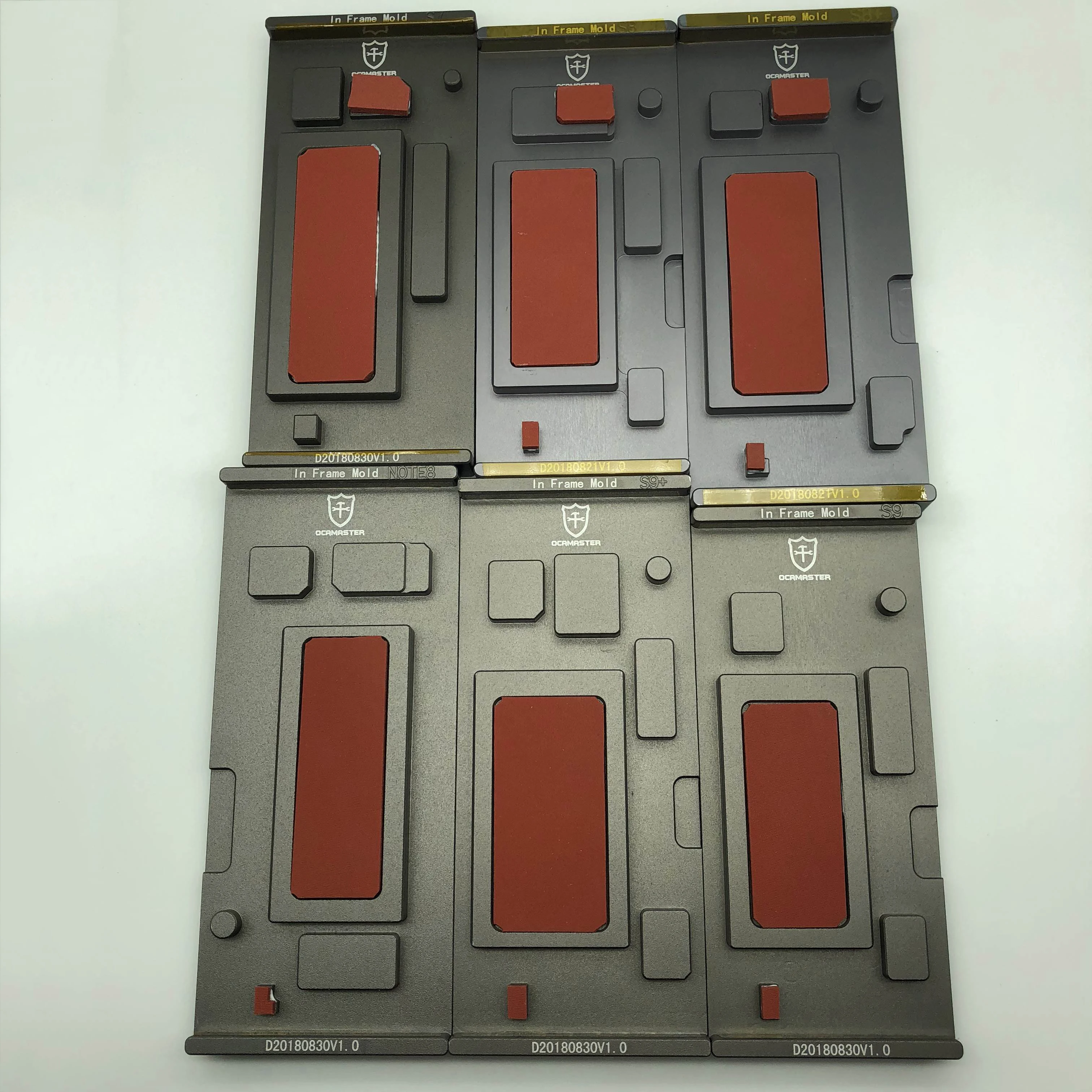 OCA MASTER In Frame mold для Note 9 S8 S8 plus Note 8 S9 S9 plus inframe mold lcd сенсорный экран ламинирование со средней рамкой