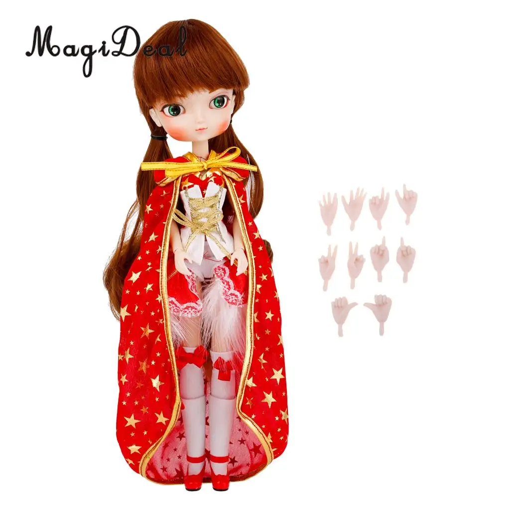 Съемный 14 суставов макияж BJD SD девочка кукла 1/6 шарнирная коллекции игровой набор