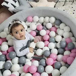 100 шт/партия детские мягкие безопасные пластиковые шарики волны океана игрушка плавательный бассейн шар ямы шары для снятия стресса