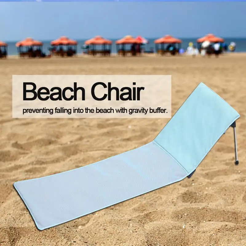 

Outdoor Beach Deck Folding Chair Aviation Aluminum Recliner Single Travel Sun Lying Bed