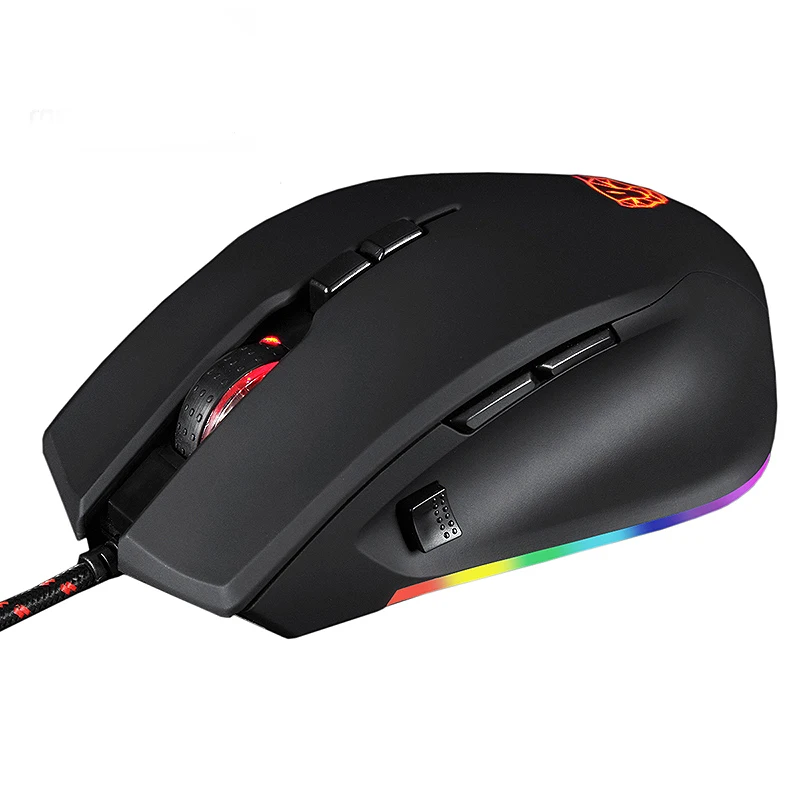 

Motospeed V80 Rgb Profissional 5000 Dpi Gaming Gamer Mouse Usb Computer Wried Optical Mice Backlit Breathing Led For Pc Laptop