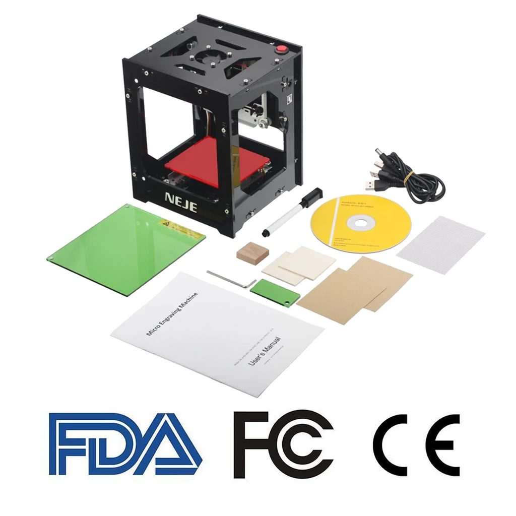 

NEJE DK-8-KZ 1000mW CNC Crouter Cutter Mini CNC Engraving Machine DIY Print Engraver High Speed