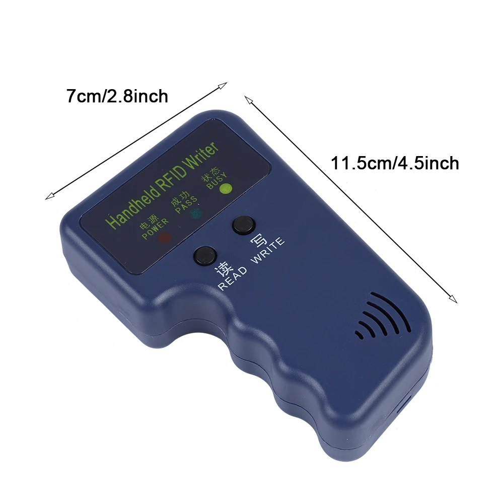 brand new Portable Handheld Copier Handheld Writer Copiers Duplicator for 125KHz RFID ID Card with 5 Tags