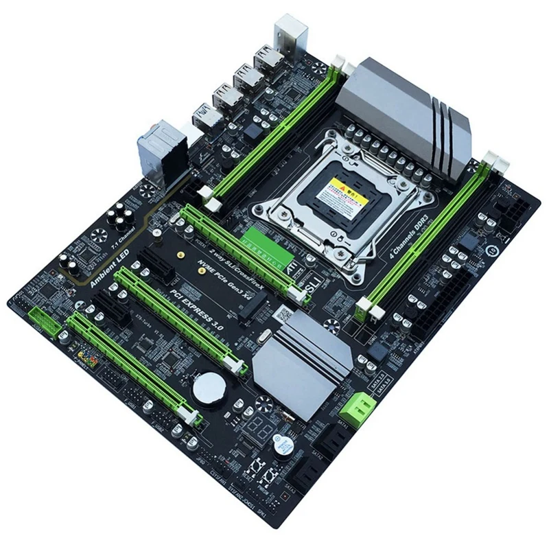 

X79T Ddr3 Pc Desktops Motherboard Lga 2011 Cpu Computer 4 Channel Gaming Support M.2 E5-2680V2 I7 Sata 3.0 Usb 3.0 For Intel B75