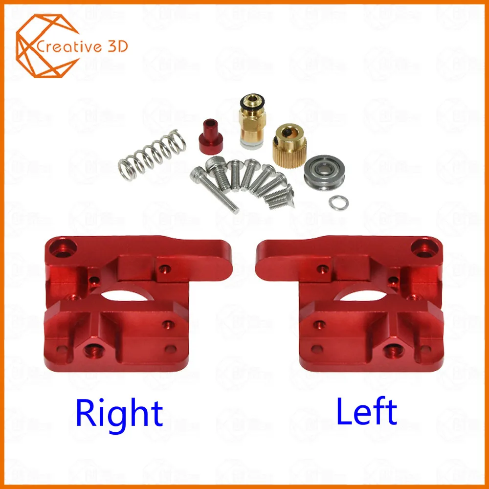 

3d parts CR10 Extruder Upgraded Aluminum MK8 Drive Feed 3D Printer Extruders for Creality 3d cr-10 Cr-10S RepRap Prusa i3 1.75mm