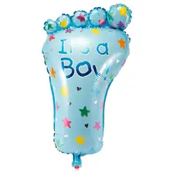 SNNY Новый Алюминий фольга ног воздушный шар украшения для крещения ребенка день рождения Юбилей