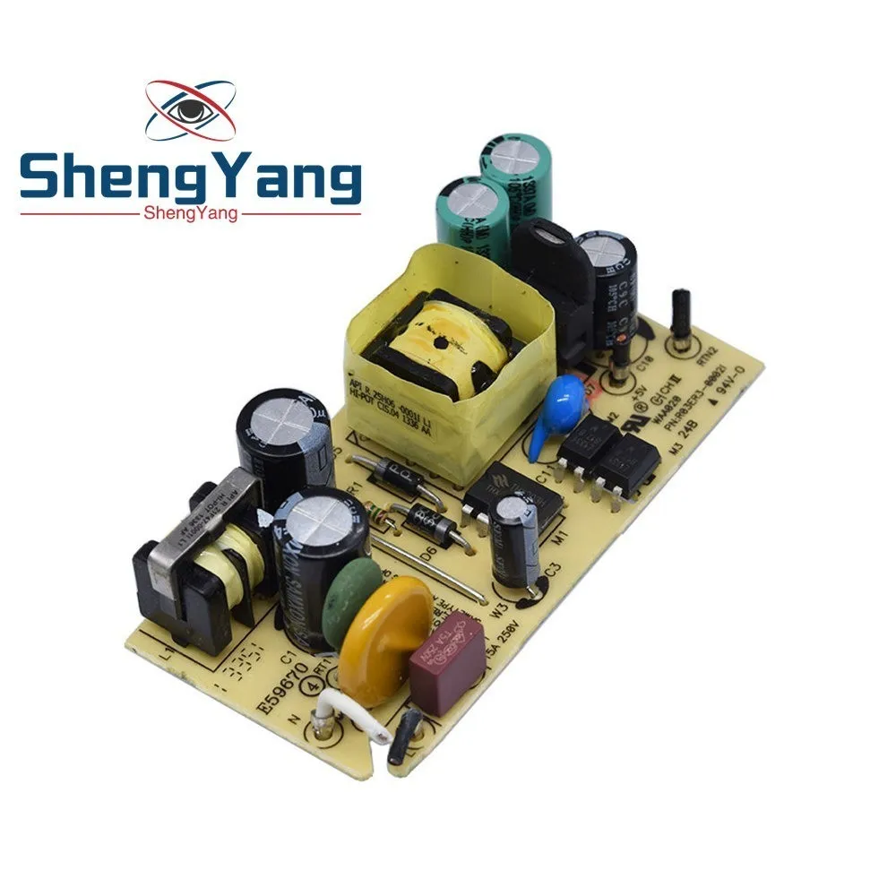 

ShengYang 1PCS AC-DC 5V 2A 2000mA Switch Power Supply Module For Replace Repair LED Power Supply Board