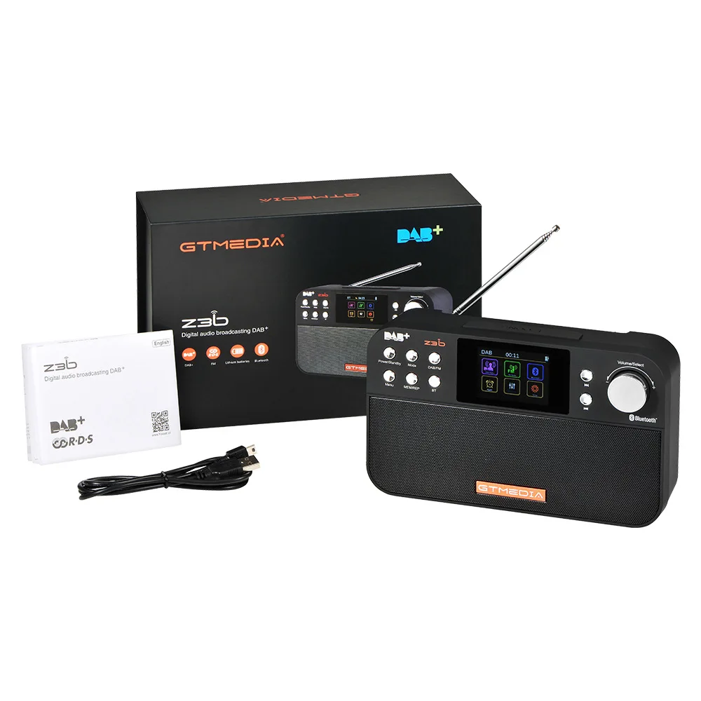 Gtmedia Z3B портативный цифровой dab fm стереорадиоприемник Tft