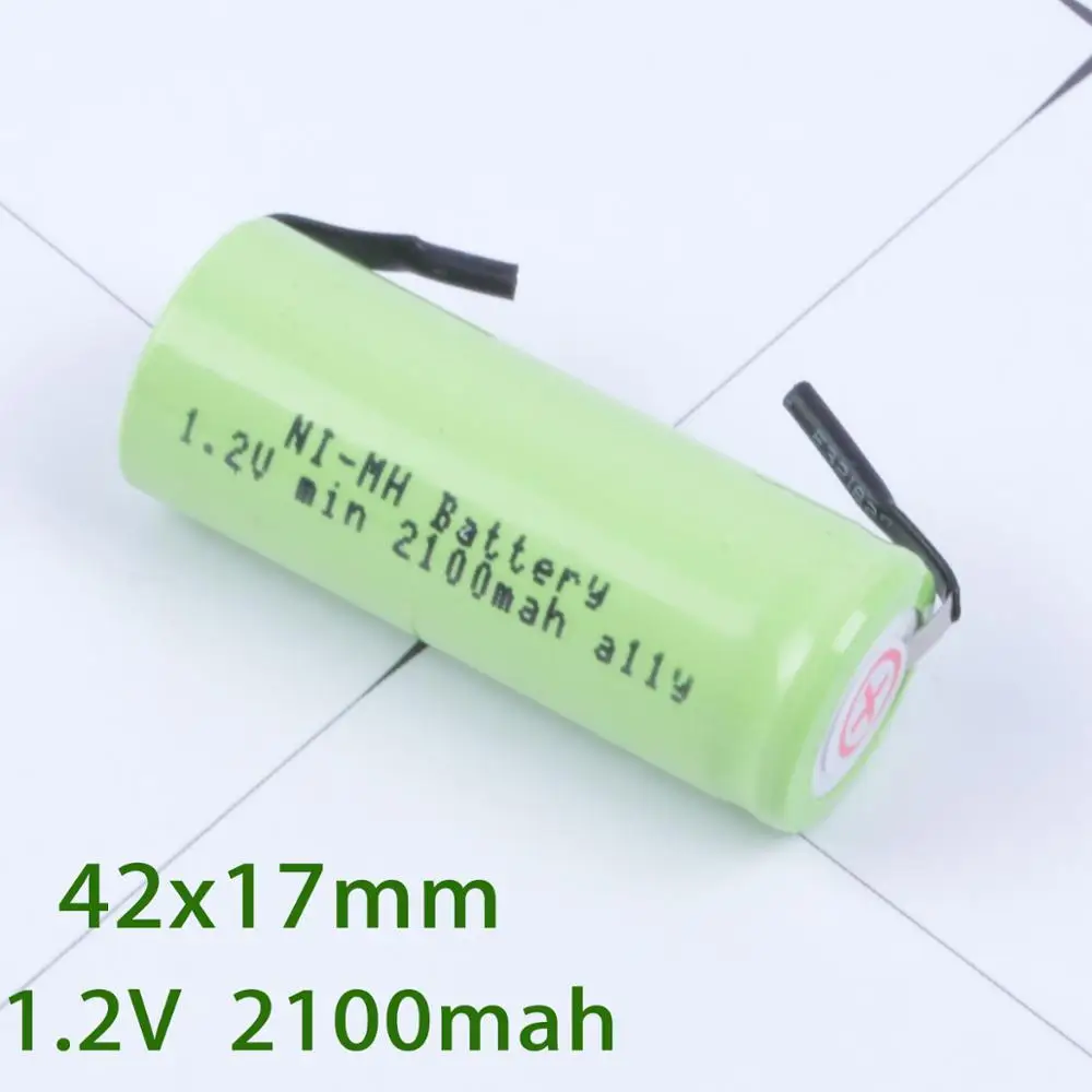 

NiMH Replacement Battery compatible with Braun Oral-b 3731 3738 3745 3728 3762 7000 Toothbrush, with Narrow Tabs, (42L x 17D mm,