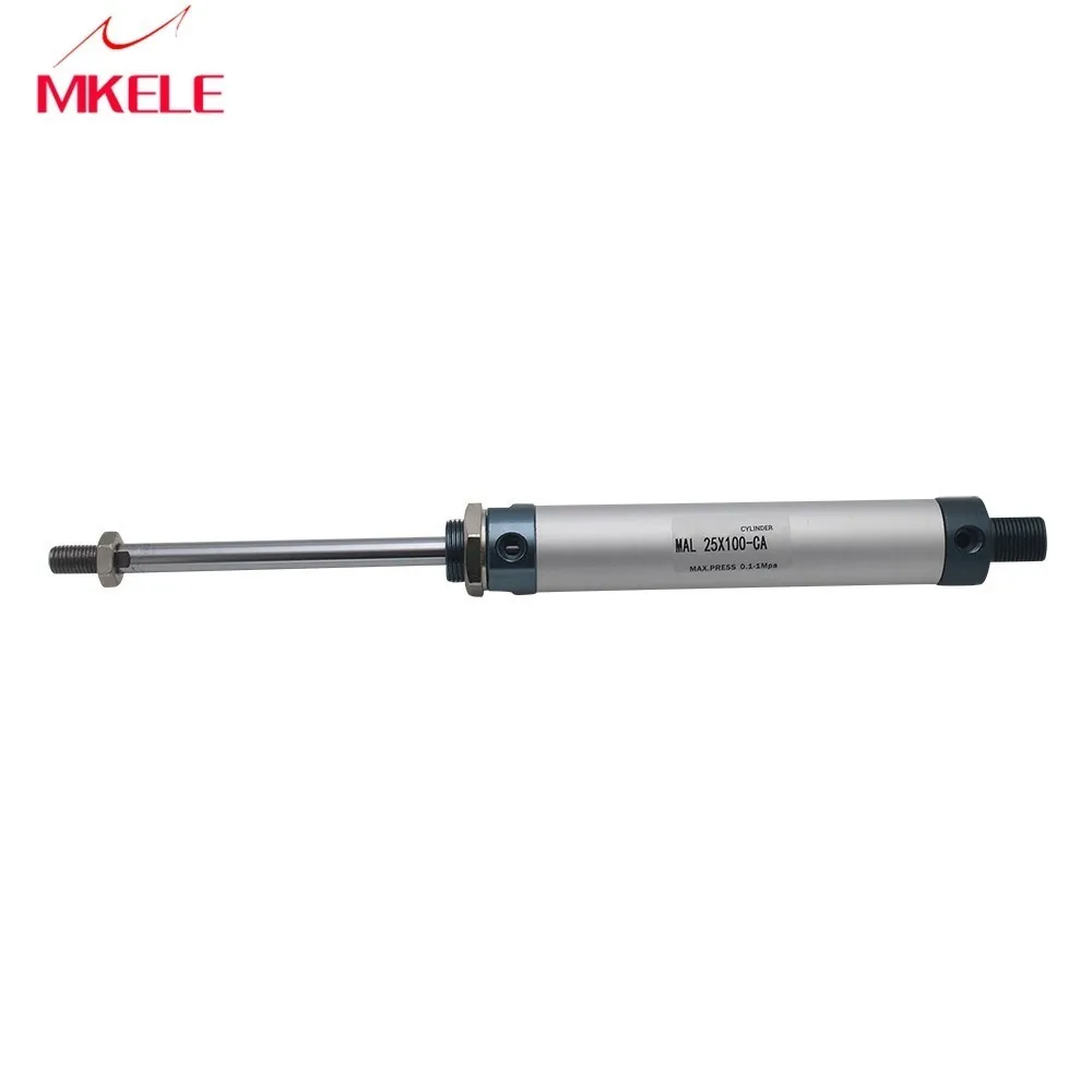

Mal25-100-ca Cylinder Pneumatic Air Aluminum Alloy Cylinder 25mm Bore 100 Stroke Air Cylinders To Use with Pneumatic Fitting