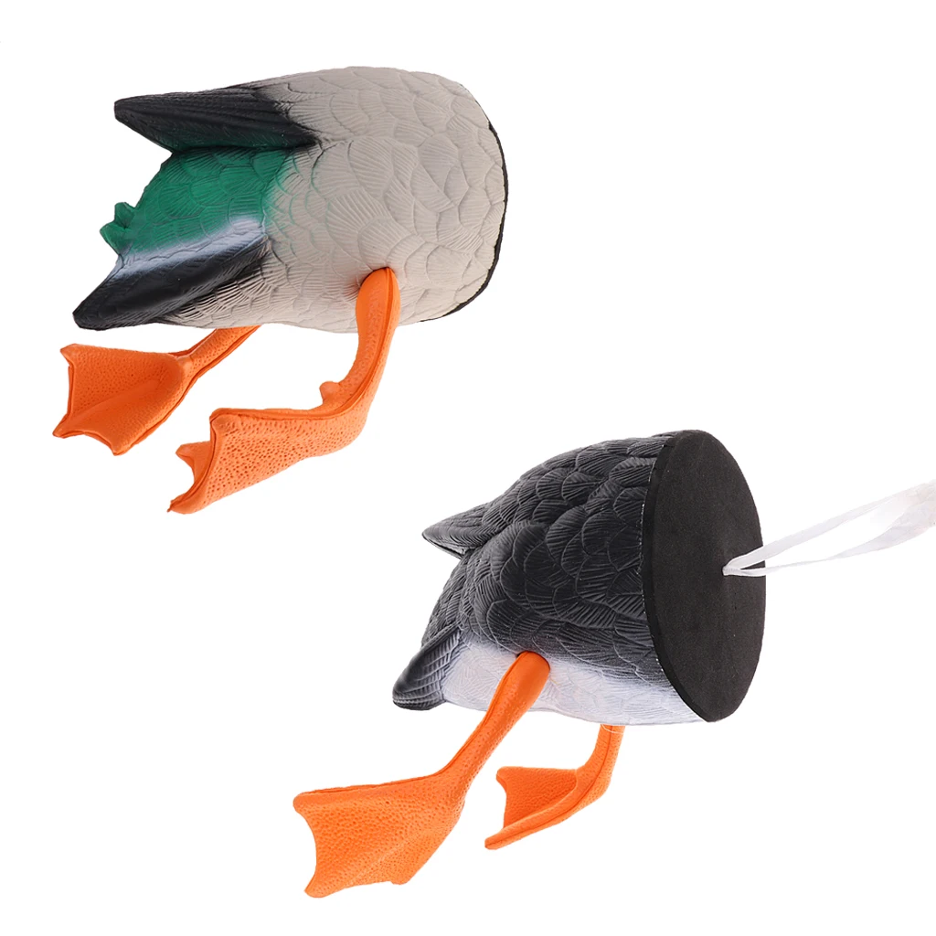 

3D EVA Vivid Mallard Duck Butt Hunting Shooting Decoys Butt-up Darke Decoys For Garden Yard Ornament Accessories 2 Options