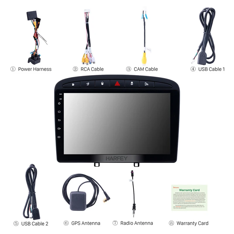 Sale Harfey Android 8.1 9"Car Multimedia player head unit 2Din For 2010-2016 PEUGEOT 408 Radio GPS radio Support OBD2 WiFi bluetooth 3 Sale Harfey Android 8.1 9"Car Multimedia player head unit 2Din For 2010-2016 PEUGEOT 408 Radio GPS radio Support OBD2 WiFi bluetooth 3