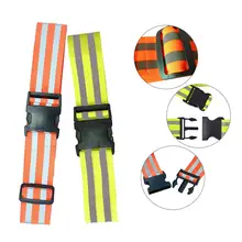 Портативный Эластичный светоотражающий пояс унисекс с подсветкой для ночного спорта эластичная лента из синтетического волокна