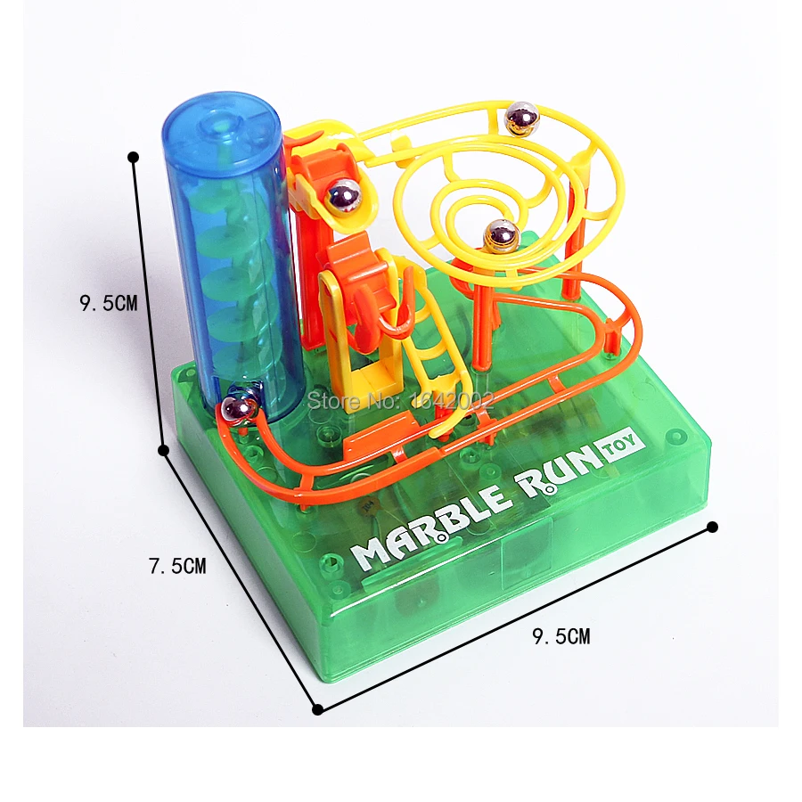 Строительные 3D поделки магический мраморный лабиринт шар интеллект мраморный настольная игра с музыкой, образование Стволовые блоки игрушки для детей