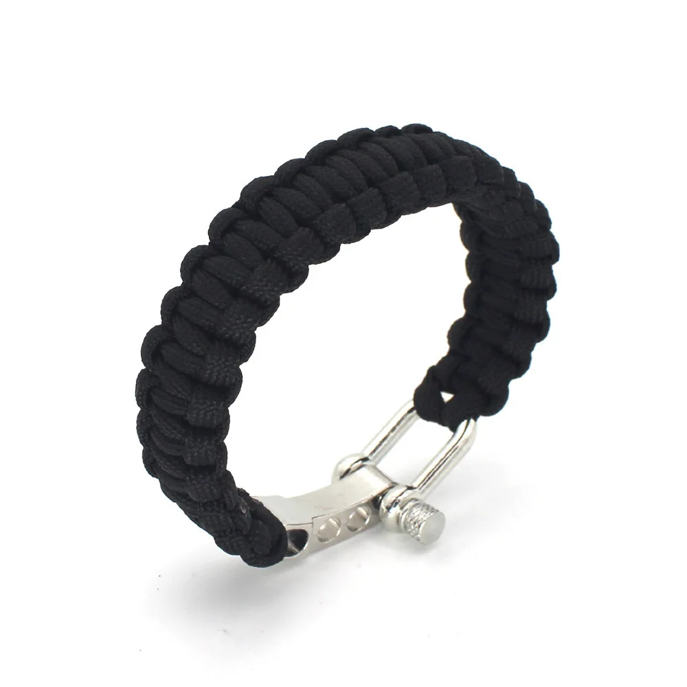 1 قطعة سوار Paracord بقاء مضفر أداة خارجية تحمل 200 كجم التخييم والمشي التكتيكية مخيم المعدات 1 قطعة سوار Paracord بقاء مضفر أداة خارجية تحمل 200 كجم التخييم والمشي التكتيكية مخيم المعدات