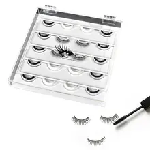 5 Layers False Eyelash Extension Display Box Acrylic Lashes Storage Box Makeup Cosmetic Eyelashes Display Storage Holder Case