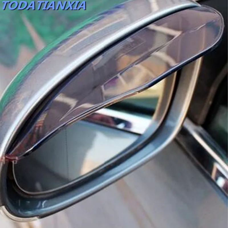 

2pcs Car rain eyebrow sticker for land rover discovery 3 daihatsu sirion citroen c3 skoda octavia mercedes audi a1 Accessories