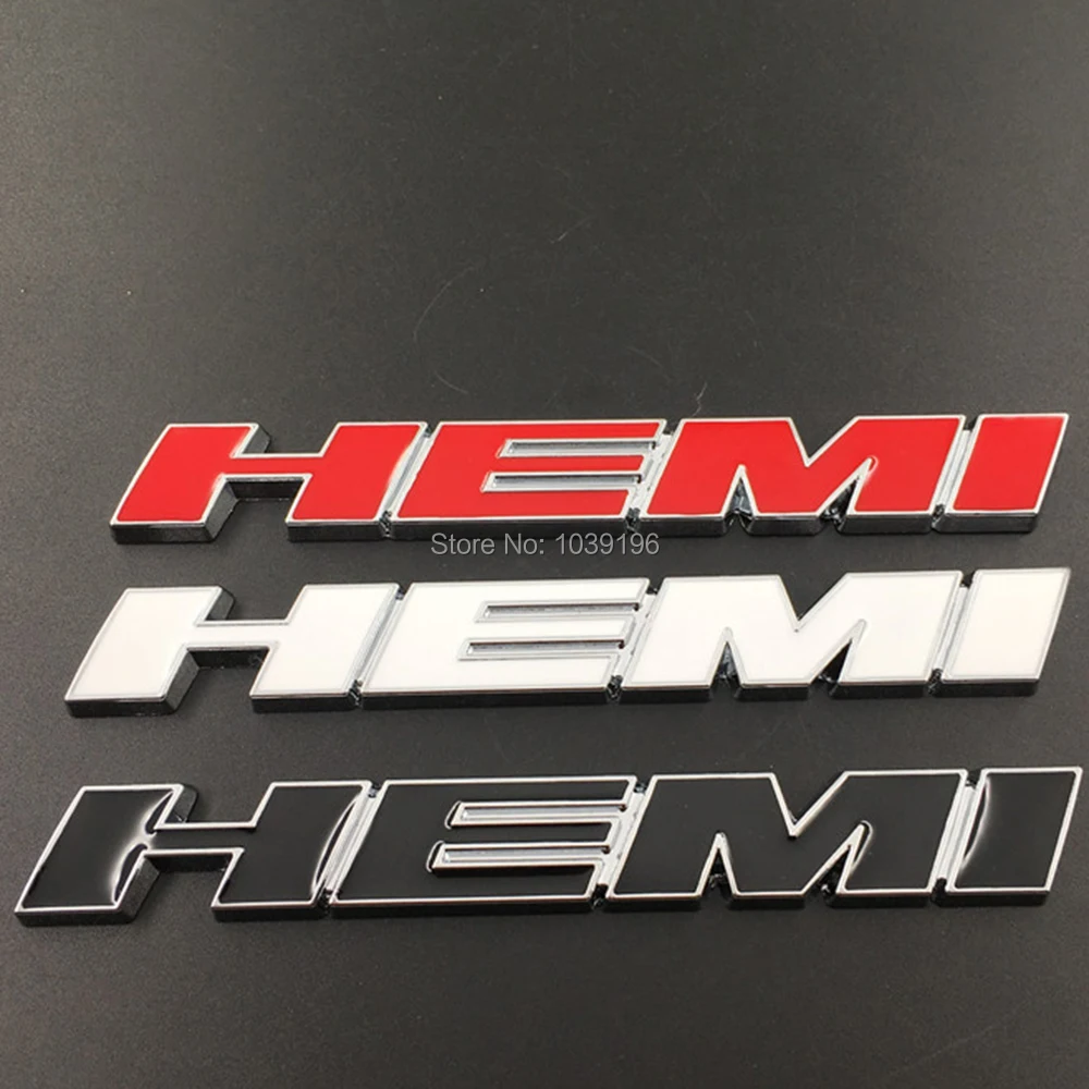 3D HEMI для автомобиля багажник из цинкового сплава значок эмблема заднего корпуса