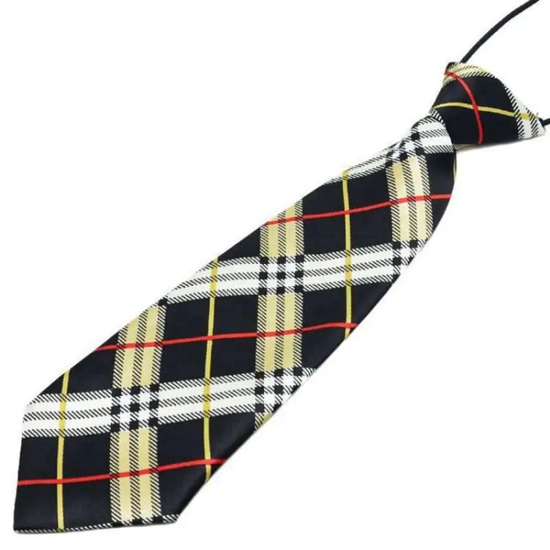 Модная Детская школьная форма для мальчиков и девочек, детские галстуки, полосатые клетчатые Галстуки