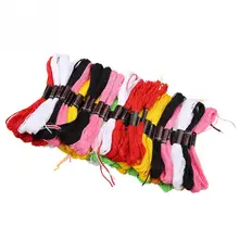 Радуга цвет вышивка нить вышивка нитки для DIY Швейные Инструменты Аксессуары