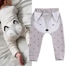 Новинка года; повседневные штаны с рисунком для новорожденных мальчиков и девочек; гарем трусики; брюки для детей от 0 до 24 месяцев