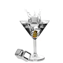 Пиво быстрозамороженный ледяной камень красные охладители для вина многоразовые охлаждающие камни для виски вино кубики льда из нержавеющей стали