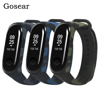 

Gosear Anti-Lost TPE Replacement Wristband Strap Bracelet Smart Band Accessories for Xiaomi Mi Band 3 Mi3 Band3