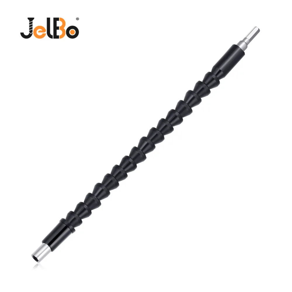 JelBo Black Extension Flexible Shaft Drill Bit Indexable Socket Hex Shank Screwdriver Adapter for Connect Rod Holder Power Tool |