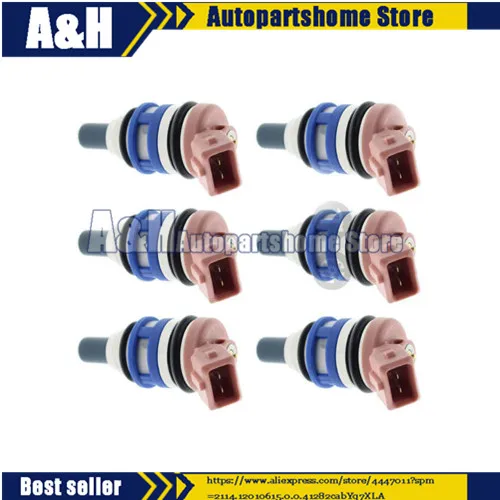 

New 6Pcs Fuel Injectors 1660021V02 1660085E06 3.0 1660085E06 For Nissan Maxima