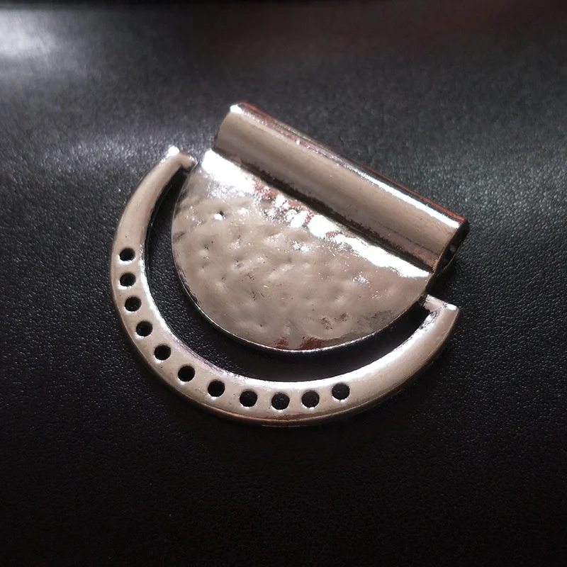 Новая мода 45 мм 3 шт Ретро полые из серебряного цинкового сплава кисточкой петля Linker для DIY ожерелье шармы-соединители