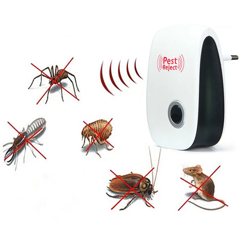 

Pest Control Ultrasonic Pest Repeller Mosquito Killer Electronic Anti Rodent Insect Repellent Mole Mouse Cockroach Mice Dropship