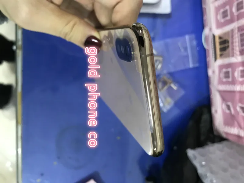 Идеальное качество 24k золотое зеркало шасси для iphone x для iphone XS Золотой стиль батарейный корпус двери средняя рамка