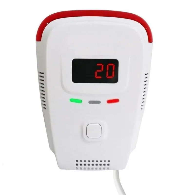 US Plug пожарный детектор дыма и датчик температуры тепла сигнализация комбинация