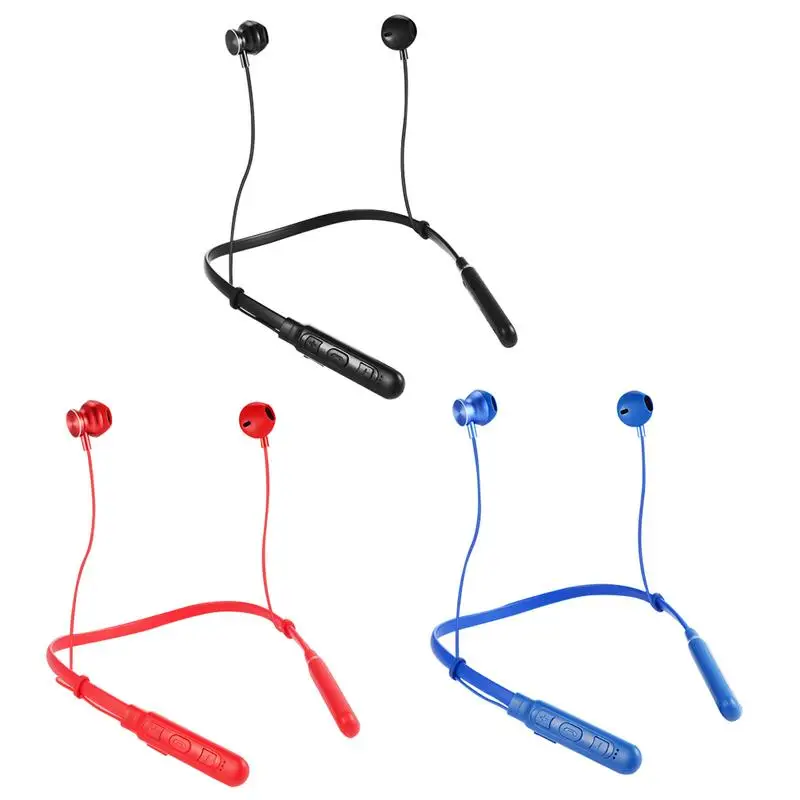 

6D Surround Sound Sports Headphone With Mic Neckband Wireless Bluetooth Stereo Noise Cancelling Bluetooth Headset For Phone