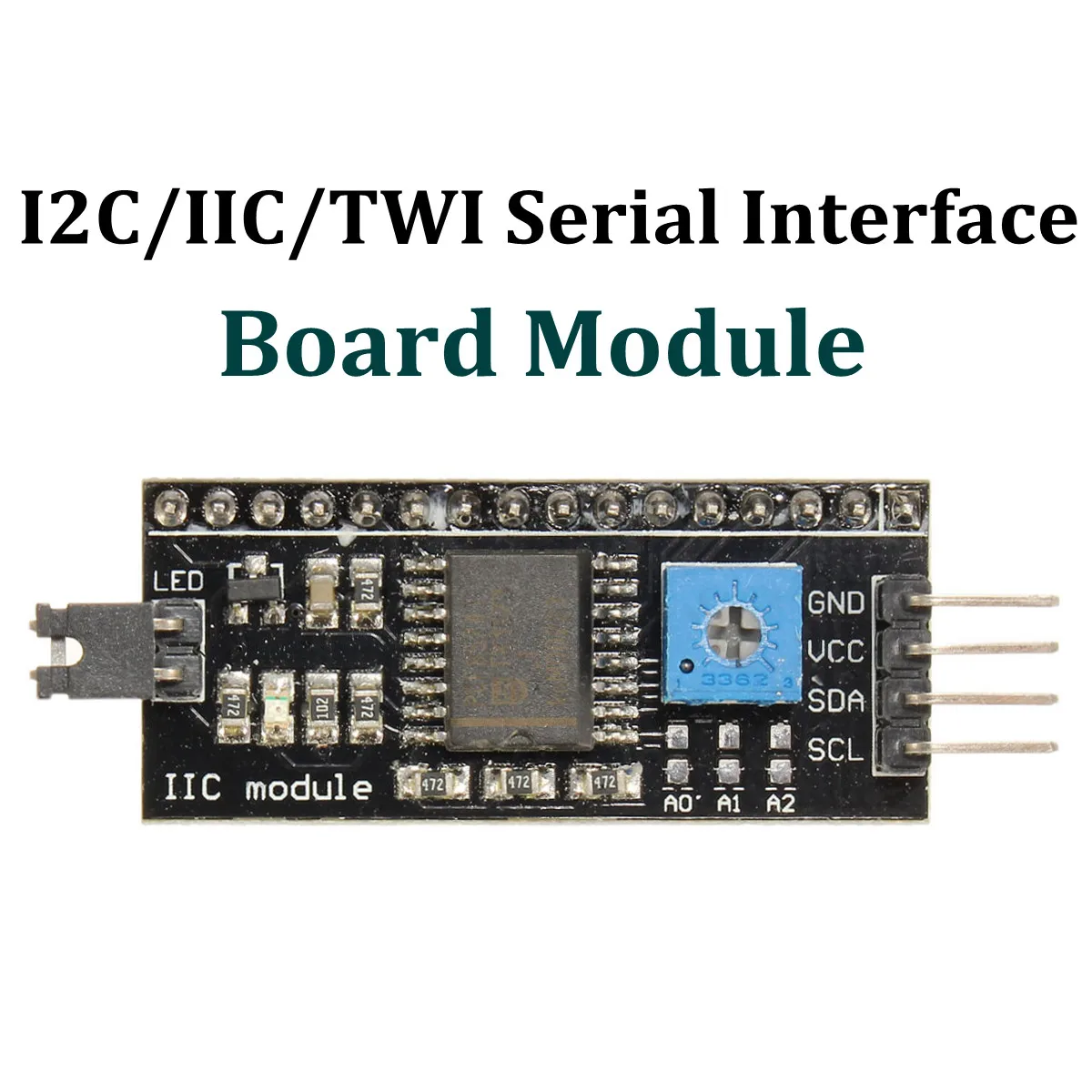 IIC//I2C//TWI//SP​​I Serial Interface Board Modul Arduino LCD Display 1602 2004 AHS