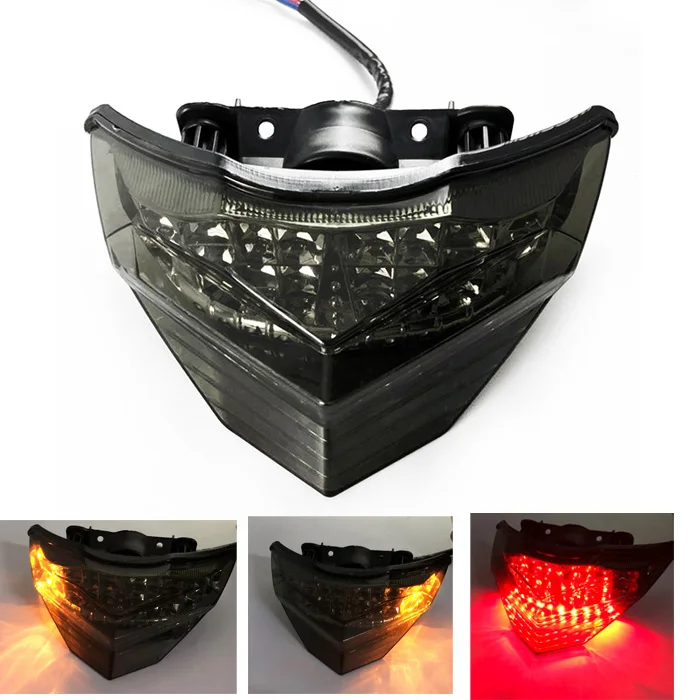 

LED Motorcycle Rear Tail Brake Light Lamp Taillight Turn Signals Integrated For Kawasaki ninja 250 300 2013 2014 2015