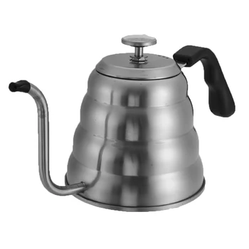 

1200mL Tea Coffee Pot Tea Coffee Drip with Thermometer Teapot Barista Drink Stainless Steel Coffee Kettle Precise Temperature