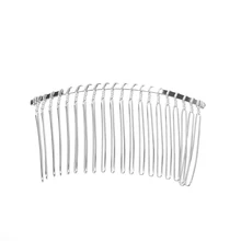 3 шт. 7,8 см 20 зубов Необычные DIY металлическая проволока заколки для волос гребни невесты свадебная фата расчески