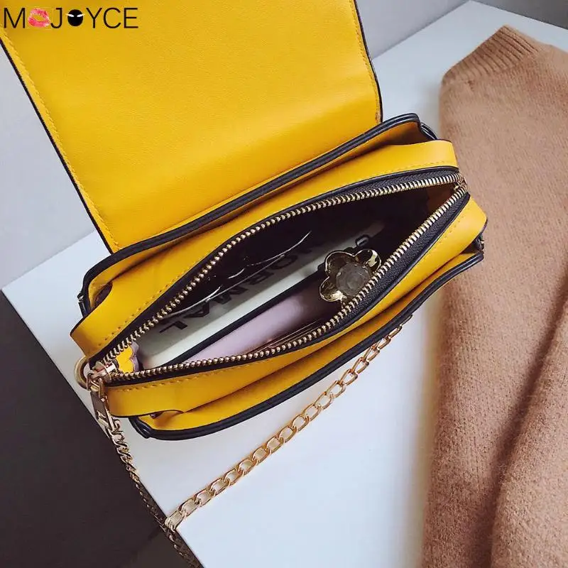 Сумка через плечо с цепочкой винтажная женская сумка матовая кожаная bolsa