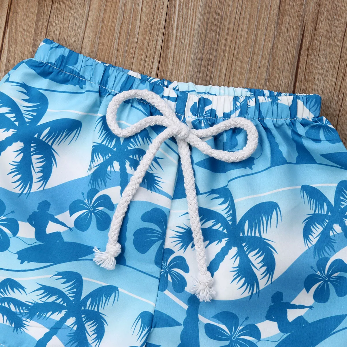Pudcoco новорожденных 1-4Years детские для маленьких мальчиков Гавайский плавание шорты с эластичным поясом летние шорты Пляжные шорты