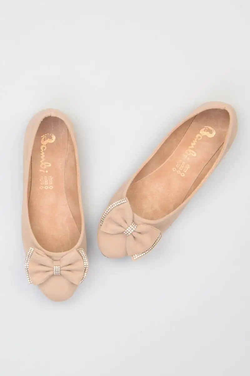

Bambi Beige Women Ballerina F0331008372