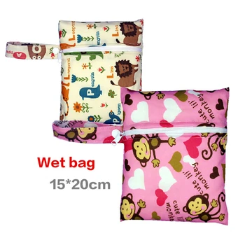 

Reusable Baby Diaper Storage Bag Portable Waterproof Travel Wet Dry Mini Tote Pouch Nappy Pocket Baby Supplies