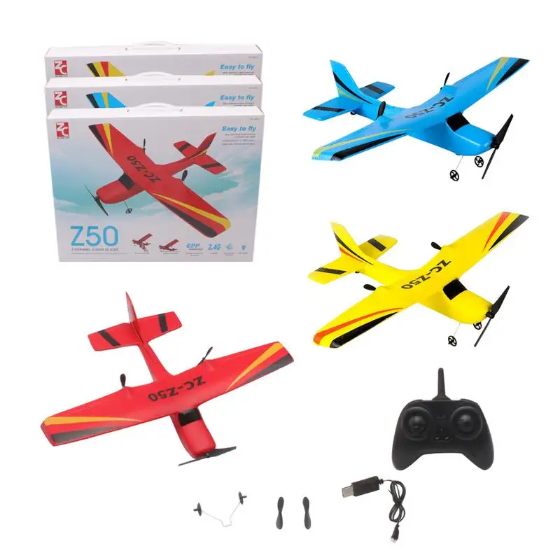 

Z50 RC Plane EPP Foam Glider Airplane Gyro 2.4G 2CH RTF Remote Control Wingspan Aircraft Funny Boys Airplanes Interesting Toys