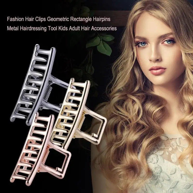 

Fashion Styles Metal Hair Clips Women Barrettes Hairpins Shower Hair Clips Holder Washing Tool Hair Clamp Washing Tool