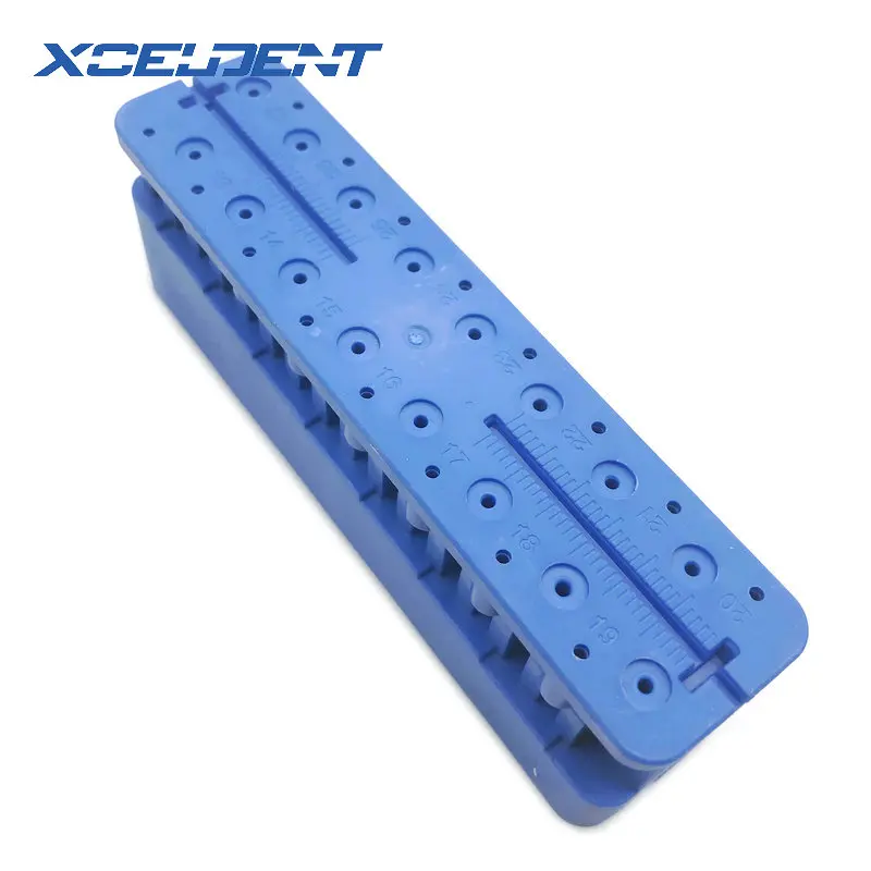 

1pc Dental Endo Measuring Block Endodontic File Holder Ruler Autoclavable