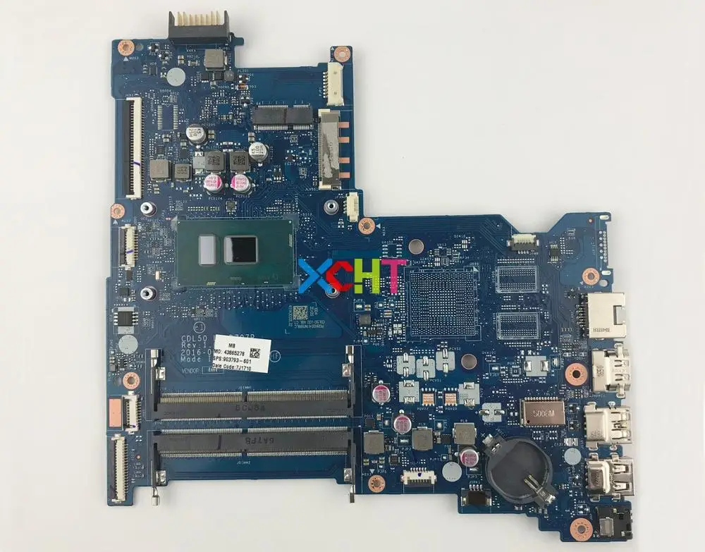 

903793-601 UMA w i5-7200U CPU BDL50 LA-D707P for HP Notebook 15-ay Series 15T-AY100 PC Motherboard Mainboard Tested